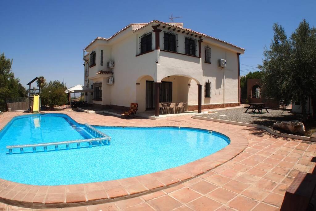 Preciosa Villa Con Gran Piscina Y Fabulosas Vistas Alhaurín de la Torre Eksteriør bilde